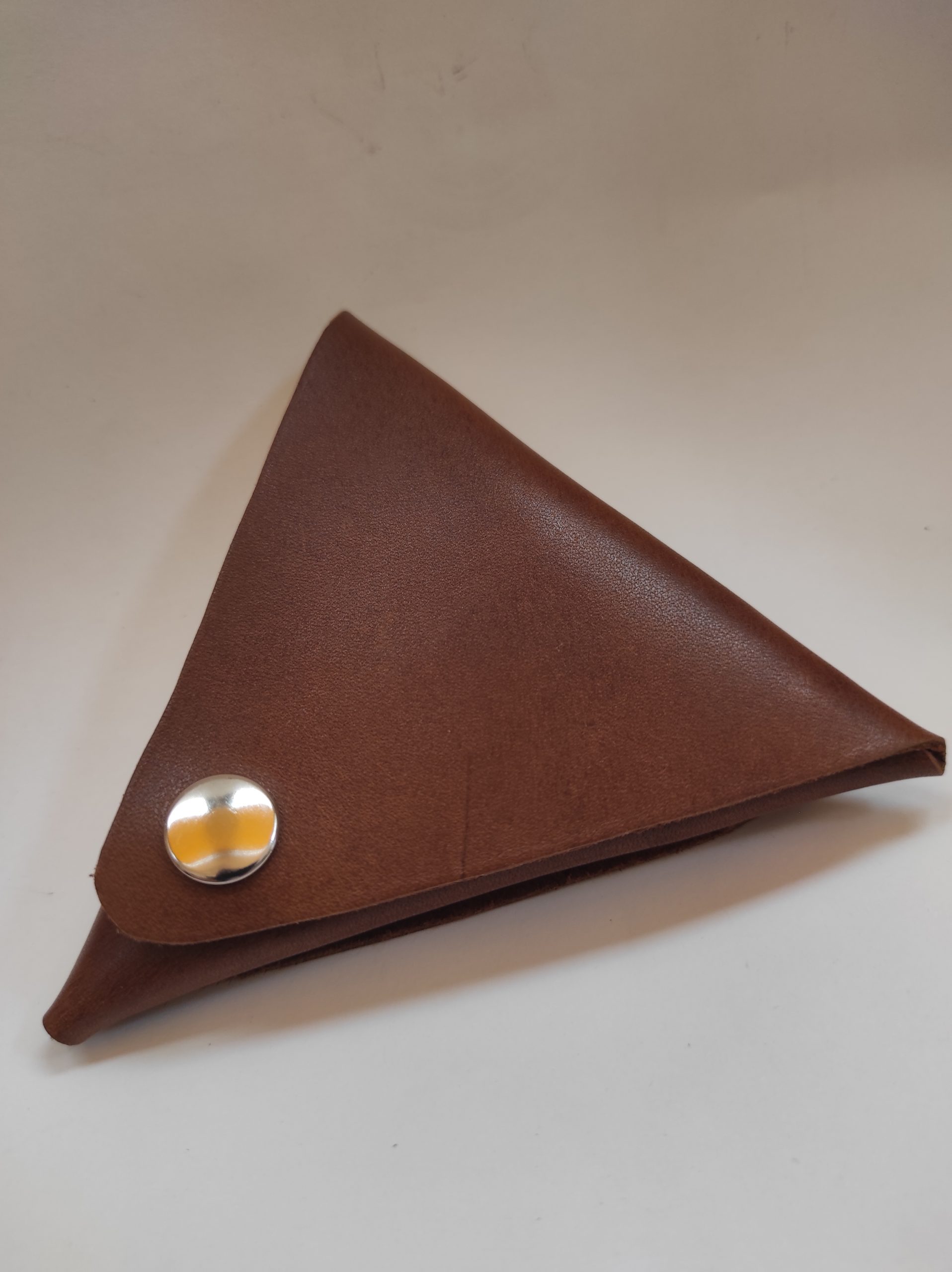 Monedero triangular Mágico - Cuero - Huella