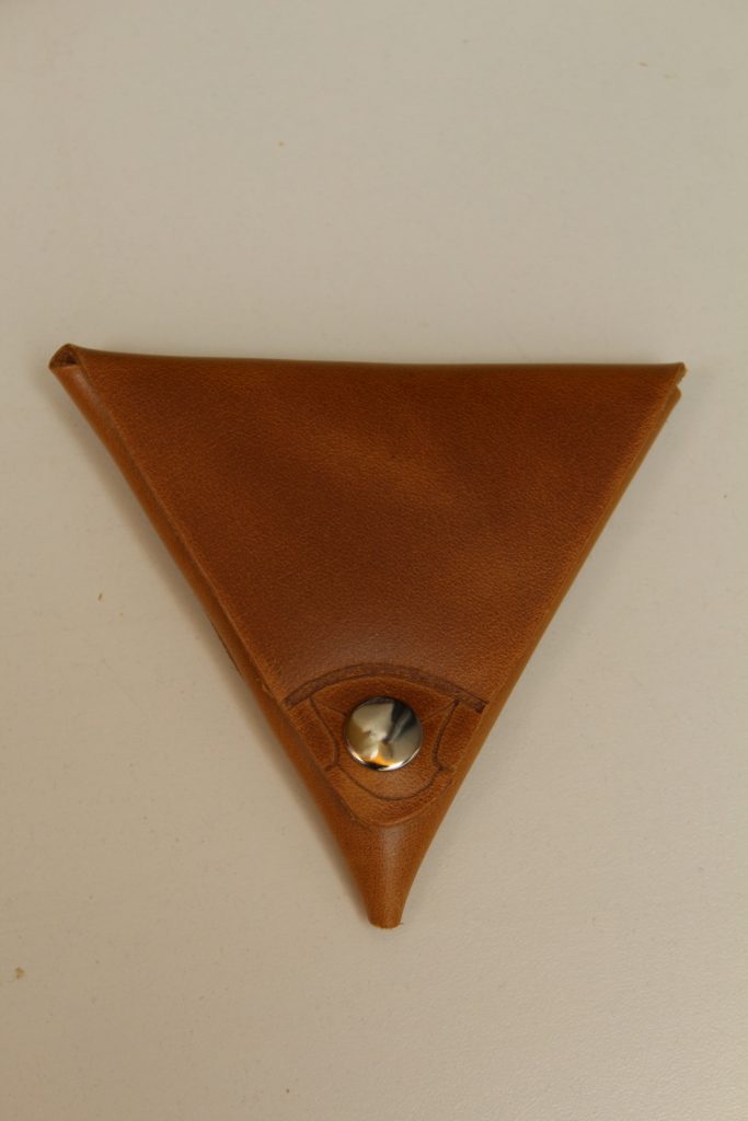 Monedero triangular Mágico - Cuero