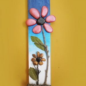 Llavero Flores de Piedra-Recycling