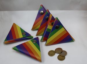 Monedero Rainbow - Arcoiris Cuero