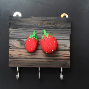 Llavero Fresas para cocina Recicling Art