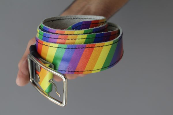 Cinturon Rainbow Unicornio-Cuero