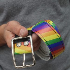 Cinturon Rainbow Unicornio-Cuero