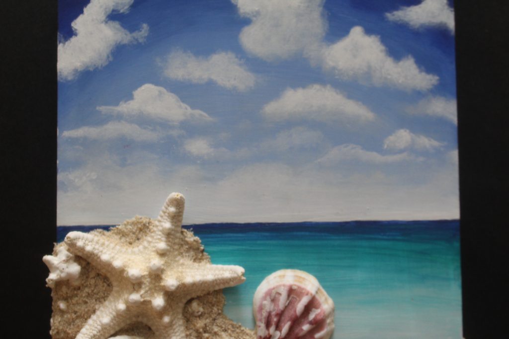 Llavero Playa azul de Jandía